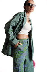 Lapel Collar Oversized Shirt